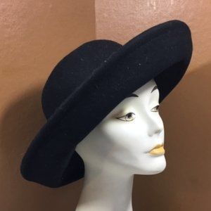 Vintage Street Smart Betmar Black Wool Hat
